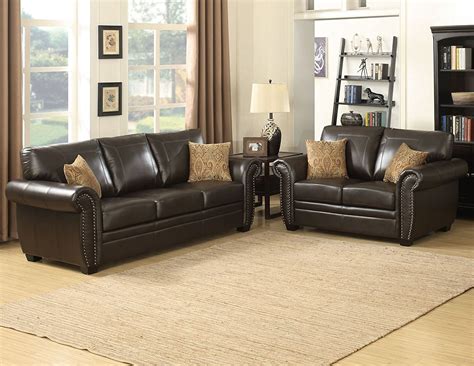 Luxury Brown Leather Sofa Sets Cool Ideas For Home