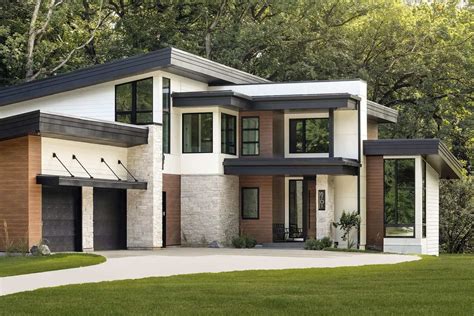 Modern Rustic Homes Contemporary Homes Modern House Exterior