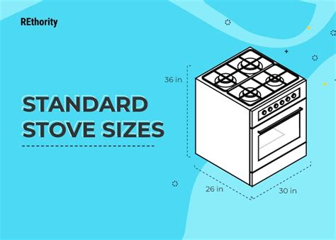 Standard Stove Sizes For Seamless Kitchen Design