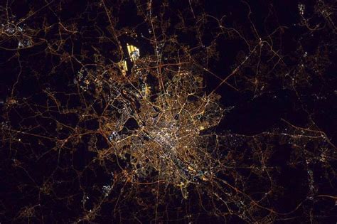 Satellite Photo Of Brussels By Night Brussel Night City Beautiful World