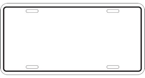 Choose a design category below to start or click here. Printable License Plate Template Awesome License Plate ...