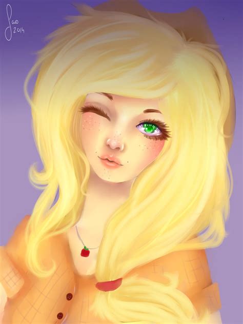 Human Applejack By Saoiirse On Deviantart