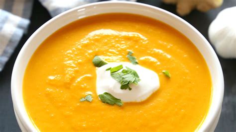 Carrot Ginger Curry Soup Recipe Healthy Carrot Ginger Soup Recipe