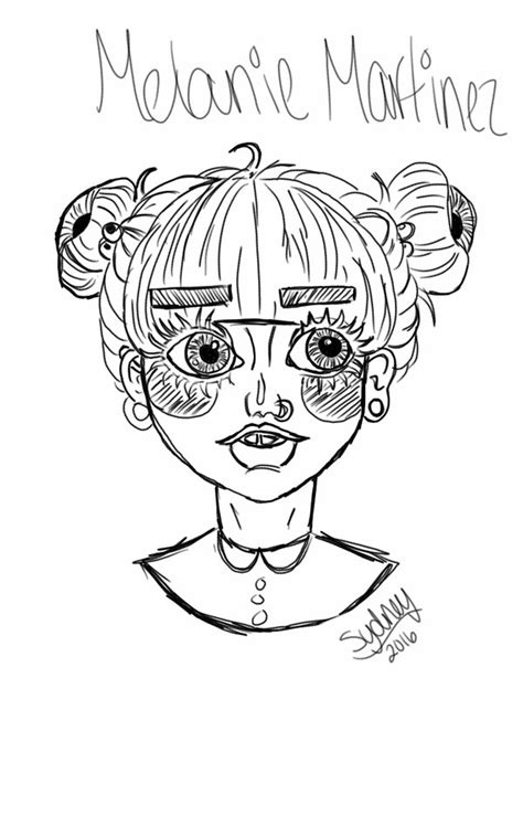 Melanie Martinez Coloring Pages Sketch Coloring Page