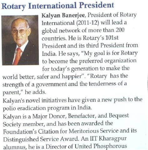 Ri President Speech Rotary Club Of Kanpur Greater