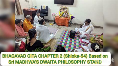 Bhagavad Gita Chapter Shloka English Lecture Based On Sri