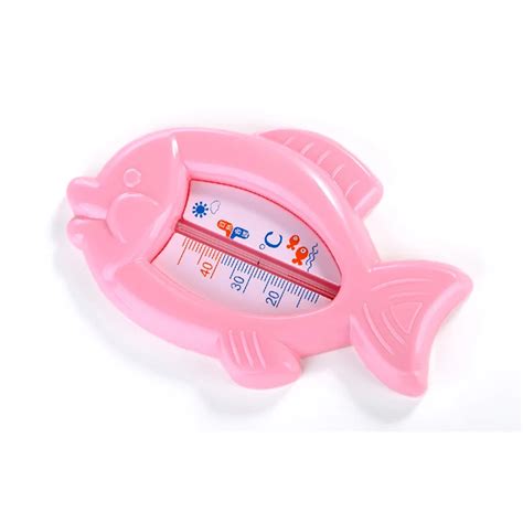 Floating Lovely Fish Shape Water Thermometers Float Baby Bath Toy