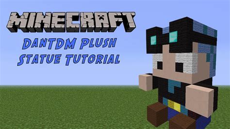 Minecraft Tutorial Dantdm Blue Hair Plush Youtube