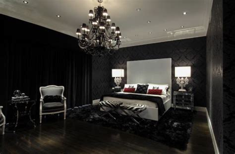 Black Bedroom Interior Designs Dramatic Yet Elegant