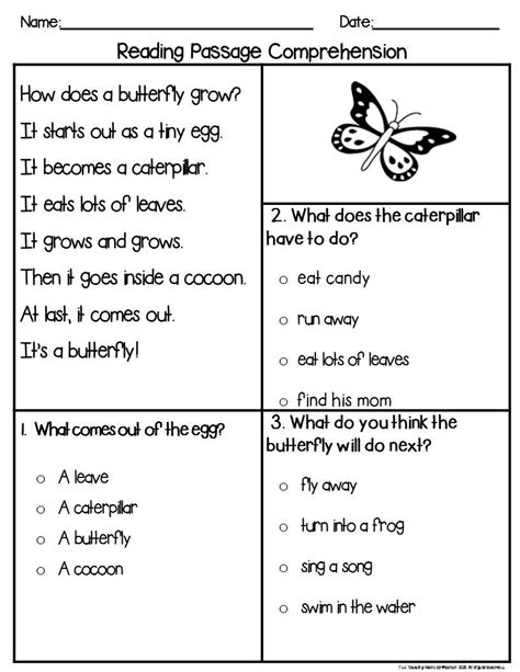 First Grade Yearly Reading Comprehension Assessment Booklets And Data