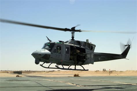 A Us Marine Corps Usmc Uh 1n Huey Helicopter Marine Light Attack 169