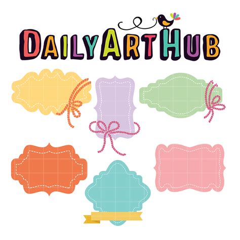 Cute Pastel Frames Clip Art Set Daily Art Hub Free Clip Art Everyday