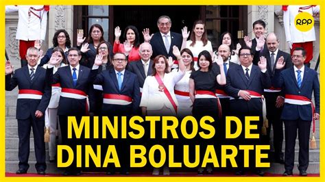 Perú Conoce al nuevo Consejo de Ministros del Gobierno de Dina