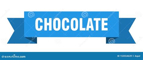Chocolate Ribbon Stock Vector Illustration Of Template 153554639