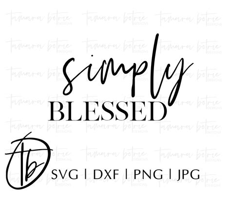 Simply Blessed Svg Blessed Svg Christian Svg Wood Sign Svg Etsy