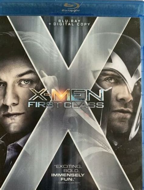 X Men First Class Blu Ray And Digital Dvd Combo Fast Shipping Ebay