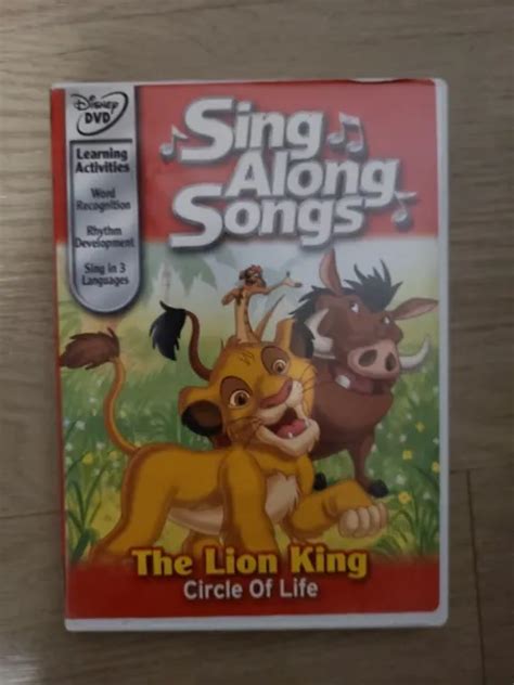 Disney Sing Along Songs The Lion King Circle Of Life Dvd Eur 216