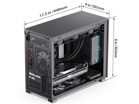 Jonsbo D31 Mesh Sc Black Micro Atx Computer Case With Sub Hd Lcd