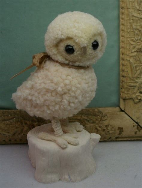 Pretty Pompom Owl Pom Pom Animals Pom Pom Crafts Pom Pom Owl