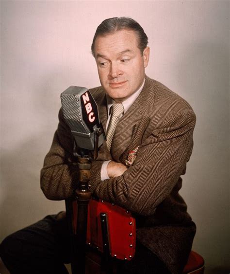 Bob Hope Sits With A Nbc Radio Microphone 1940s Top 20 Jokes From