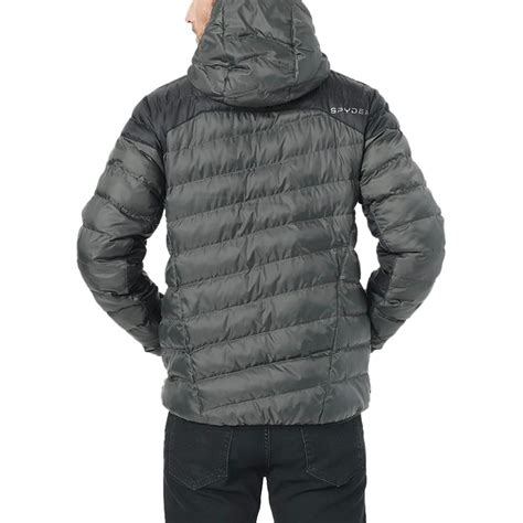 Spyder Geared Hooded Synthetic Down Jacket Mens