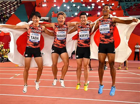 内村 航平、加藤 凌平、山室 光史、田中 佑典、白井 健三: 東京五輪で金メダルを。日本男子4×100mリレーに世界基準の強み ...