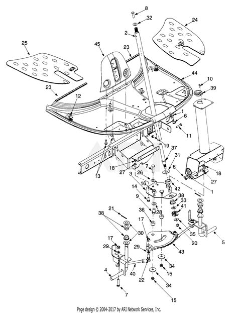 Mtd 13a 325 190 Yard Bug 1999 Parts Diagram For Front Floor Console