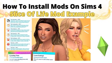 How To Install The Slice Of Life Mod For Sims 4 2023 Youtube