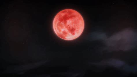 Anime Red Moon Wallpapers Wallpaper Cave