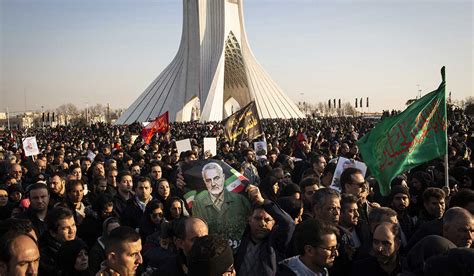 Stampede At Massive Funeral Of Iranian General Qasem Soleimani Kills 35