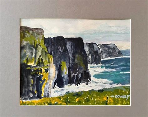Irish Seaside Ireland Watercolor Print Or Original Irish Etsy Irish