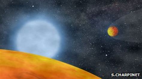 Newly Found Planets Are Roasted Remains Bbc News