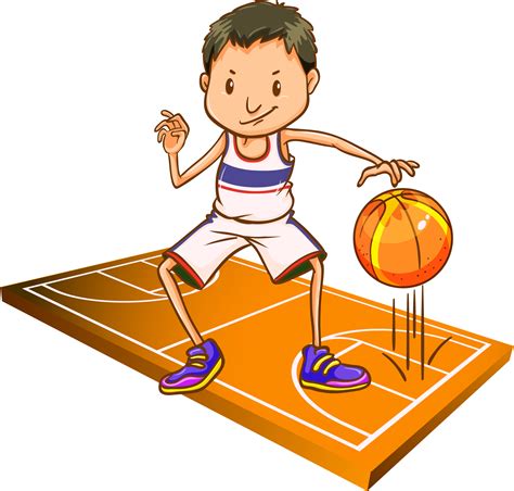 Basketball Royalty Free Clip Art Bounce A Ball Clipart Png Download