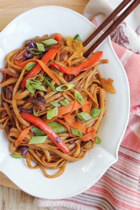 Quick And Easy Vegetable Lo Mein Recipe Easy Vegetable Lo Mein