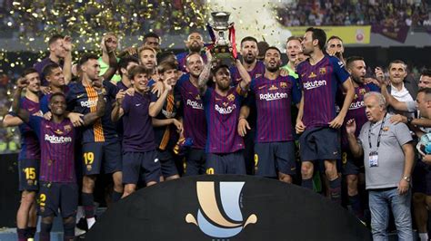 Todos Los Partidos Del Fc Barcelona En La Supercopa De Espa A