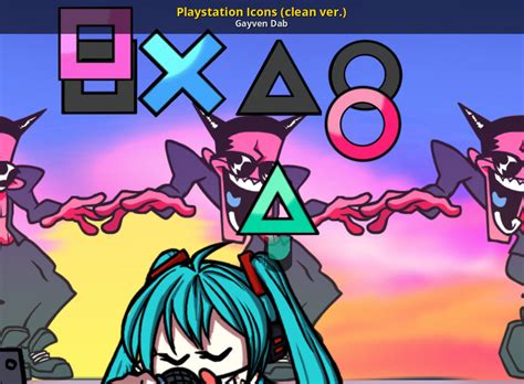 It was programmed by ninjamuffin99. Playstation Icons (clean ver.) Friday Night Funkin' [GUI ...