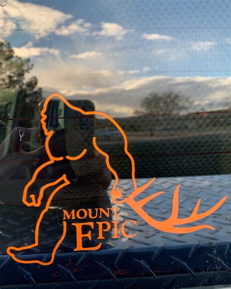 Live Mount Epic Decal Truckneon Orange Live Mount Epic