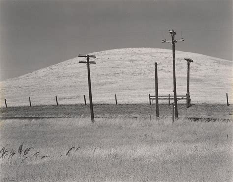 Edward Weston 1886 1958 Hills And Poles Solano County Usa 1937