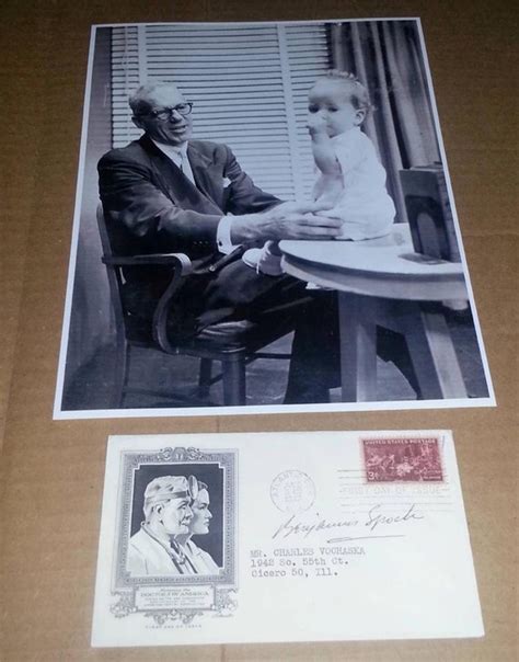 Doctor Dr Benjamin Spock Pediatrician Baby Doctor Signed Autographed