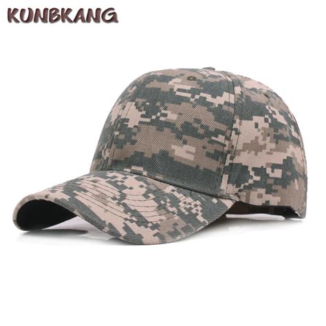 Men Army Camouflage Baseball Cap Summer Fashion Tactical Snapback Dad