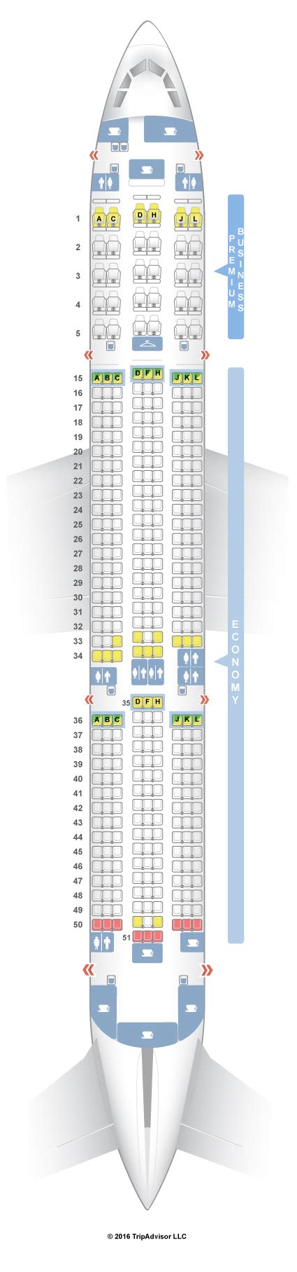 Seatguru Seat Map Latam Brasil Airbus A350 900 359 Seatguru