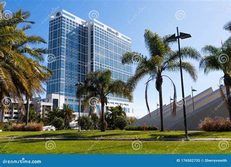 San Diego Hilton Bayfront Hotel Near The Convention Center Editorial
