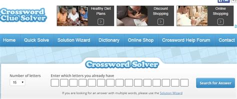 Free Crossword Solver Enter Clue