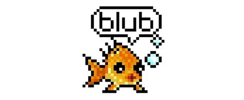 Cute Goldfish Pixel Art Mugs By Pixelkraft Redbubble