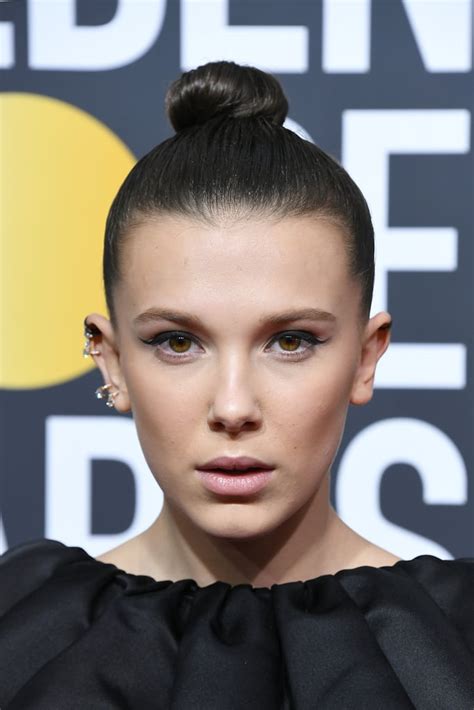 Millie Bobby Brown Hair At The 2018 Golden Globes Popsugar Beauty Photo 7