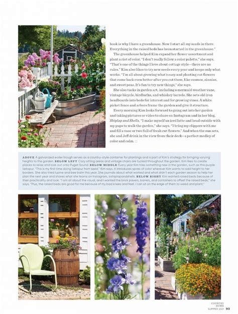 My Summer Cottage Garden Magazine Features Shiplap And