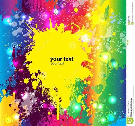 Abstract Colorful Grunge Background Vector Stock Vector