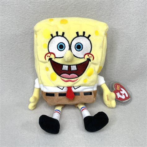 Ty Beanie Babies Spongebob Squarepants Rare 8 Inch Plush