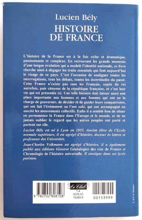 Histoire De France Lucien BÉly
