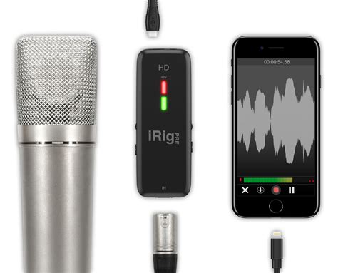 Ik Multimedia Irig Pre Hd Digital Microphone Interface With Studio